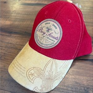 Boy Scouts BSA Collectors Edition Hat Logo on Cap 1910-2009 Adjustable Strap